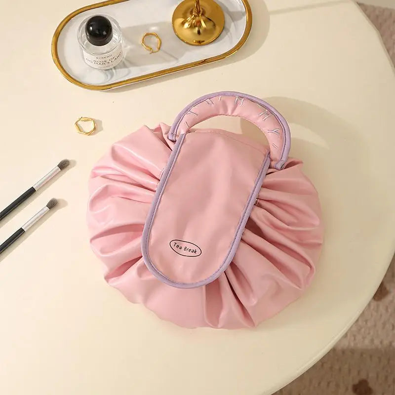 Portable Makeup Bag Daily Use Fashion Women Large Capacity Travel