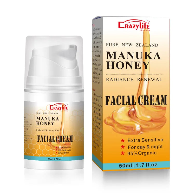50ml NewZealand Bee Venom Honey Facial Cream Firming Lifting Skin Treatment Facial Cream Calming Night Cream Vue