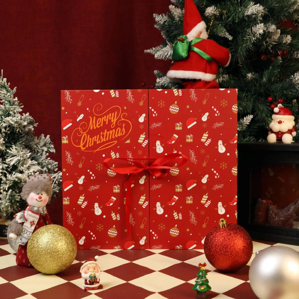 Blank Cardboard Advent Calendar Boxes - 24 Days Foldable DIY Christmas Countdown Calendar for Kids to Fill with Candy, Toys Vue