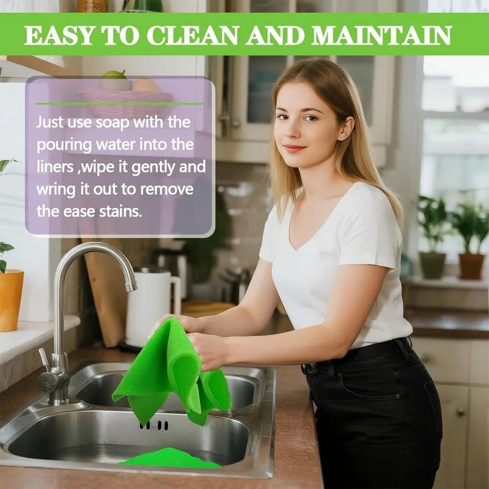 5/10Pcs Absorbent Fridge Drawer Drain Mat Anti-fouling Mildew-proof Vegetable Fresh Keeping Mat Keeping Mat Anti-Corrosion Vue