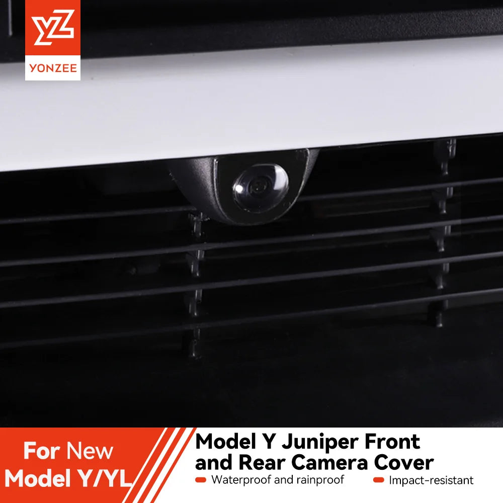 YZ For Tesla Model Y L Camera Cover Anti-collision Vehicle Decoration Waterproof HD Exterior Car Accessories Guard for Juniper Vue