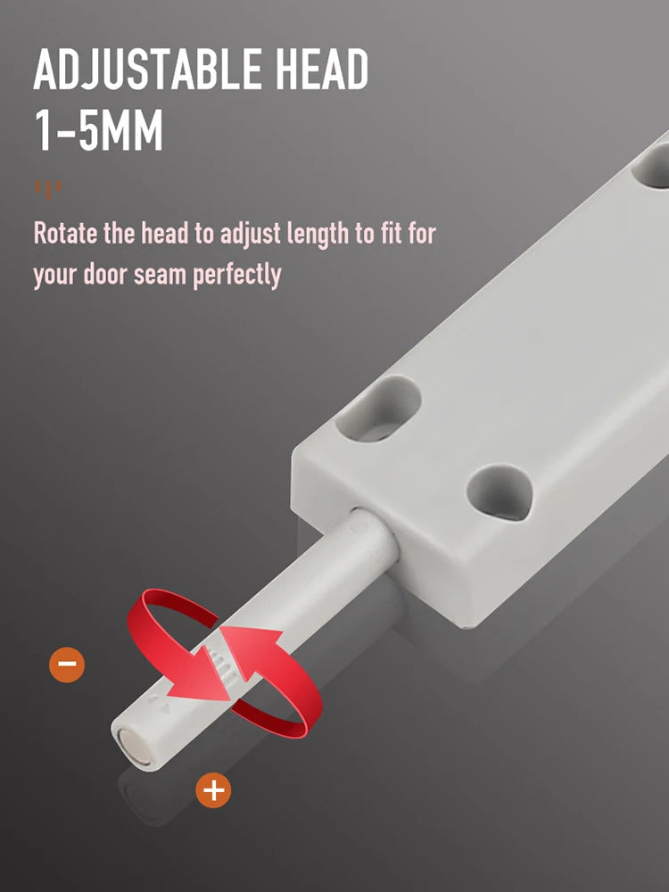 KAK Push to Open Magnetic Cabinet Catches for 2.5m Door Hidden Kitchen Cabinet Handles Damper Buffer for Drawer Door Hardware Vue