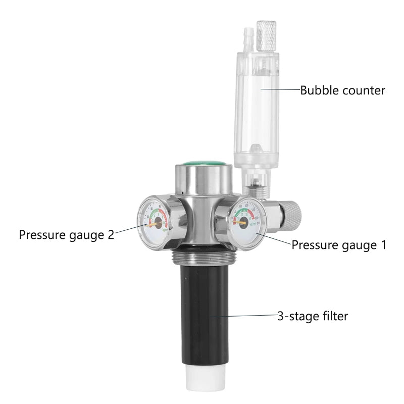 Internal Thread CO2 Steel Cylinder Generator Stainless Steel Valve Aquarium CO2 Carbon Fiber Filter Element Accessories Filter Vue
