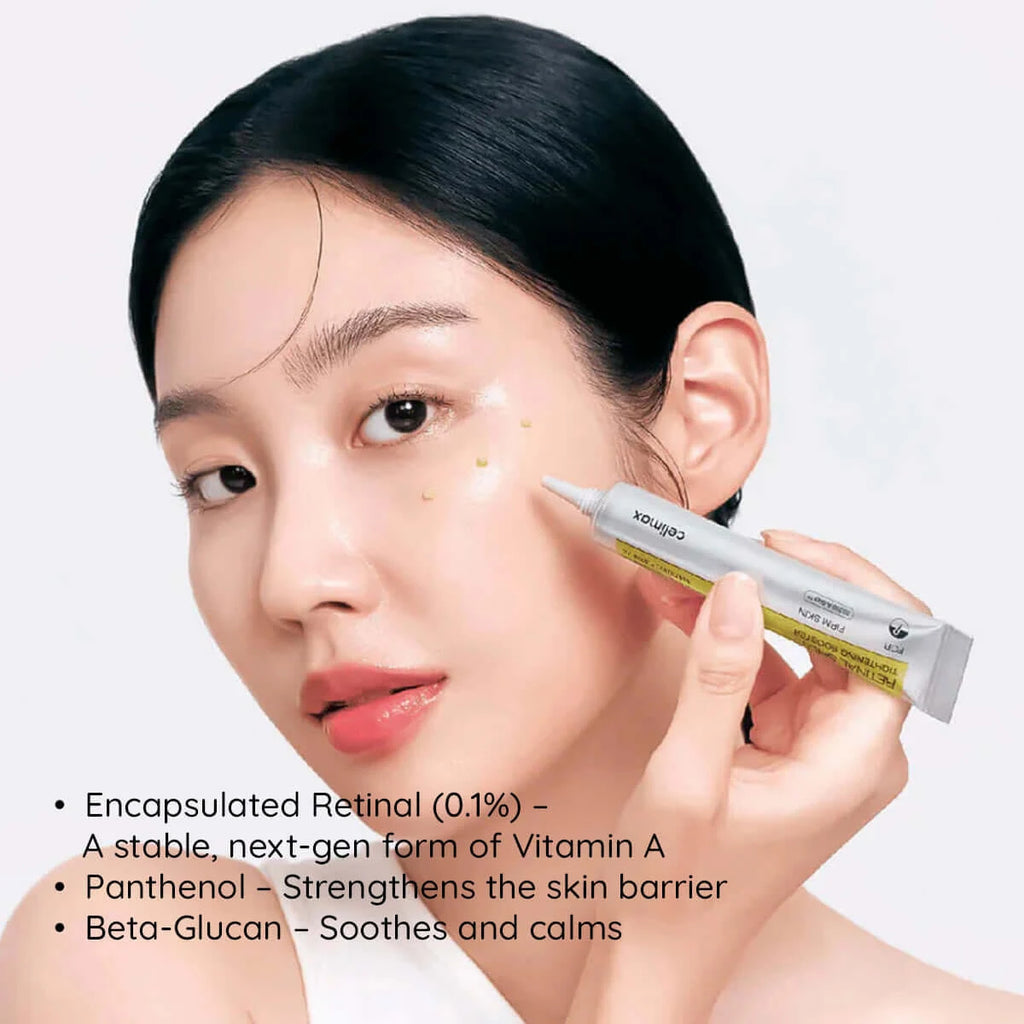 Celimax THE VITA-A RETINAL SHOT TIGHTENING BOOSTER,Skin Firming Booster & Strengthens Skin Barrier,Korean Cosmetic,Korean Makeup Vue