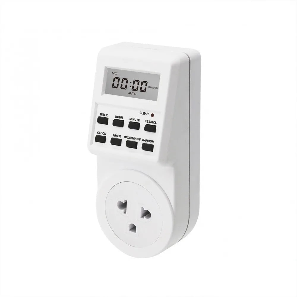 Digital Timer Socket Kitchen Timing Switch Electronic Mini Timer Outlet 15A 1800W 120V/10A 2200W 220V Power Socket Timer Switch Vue