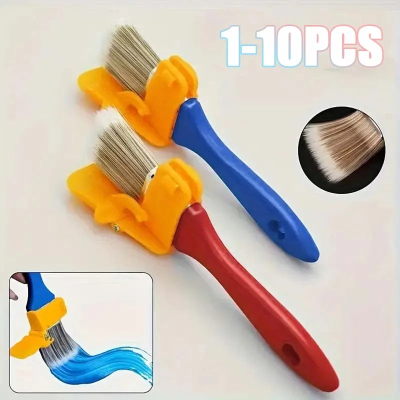 1-10PCS Edge Paint Brush Angled for Trim Corner Painting Latex Wall Interior Home Improvement Renovation Brush Tool Vue