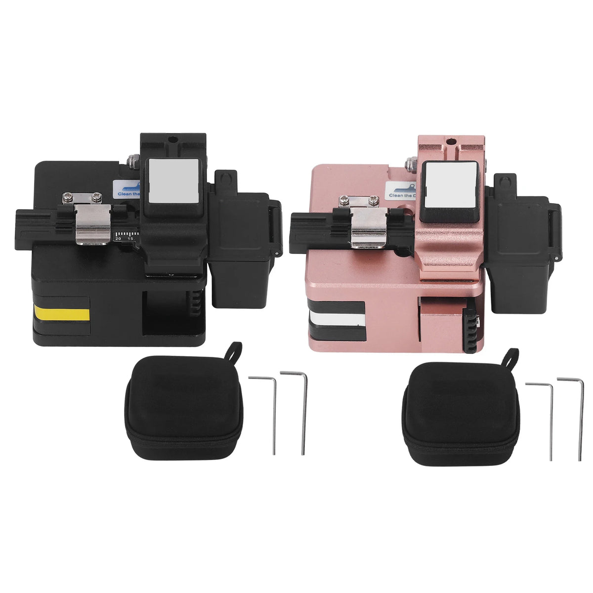 Fiber Cleaver Optic Cutting Tool Cleaver Cold Connection Hot Melting High Accuracy Cutter Cutting Tool with Waste Box Vue