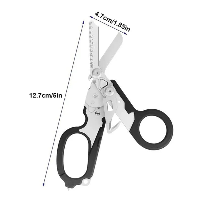 Multifunction Scissors Raptors First Aid Expert Tactical Folding Scissors Outdoor Survival Tool Combination Tools Vue