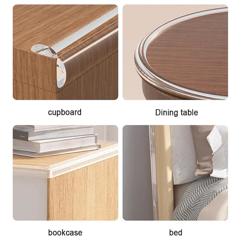 vvocci Baby Safety Transparent PVC Protection Table Strip Edge 1/2/3M Guard Protector Self Adhesive Collision Proof Soft Bumper Vue