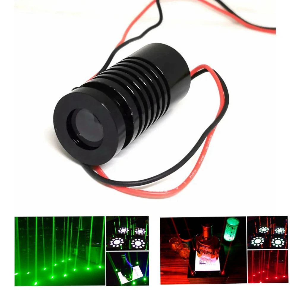 Thick Beam Red Green Laser Module 638nm 100mW / 532nm 50mw For Bar Lights KTV Room Escape DJ Projector Vue