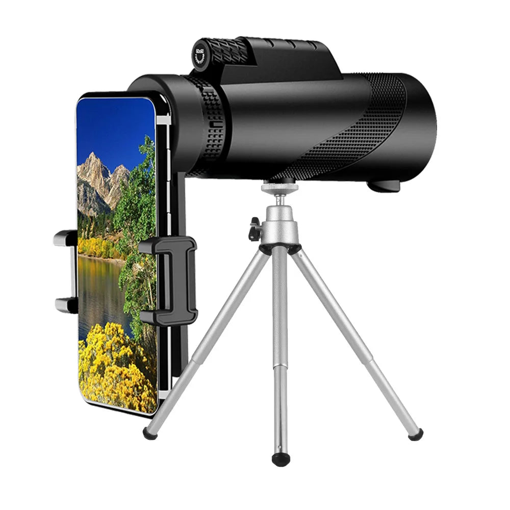 80x100 HD ZOOM Powerful Monocular Telescope Portable Binoculars Long Range Telescope Hunting Camping With Outdoor Camping Travel Vue