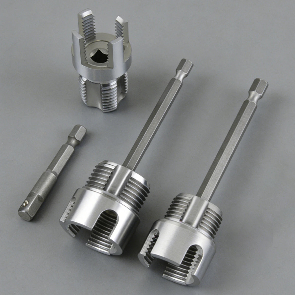 3-Piece NPT Pipe Threader Kit | 1/2", 3/4" & 1" Tap & Die Set Pipe Threading Kit Vue China Mainland