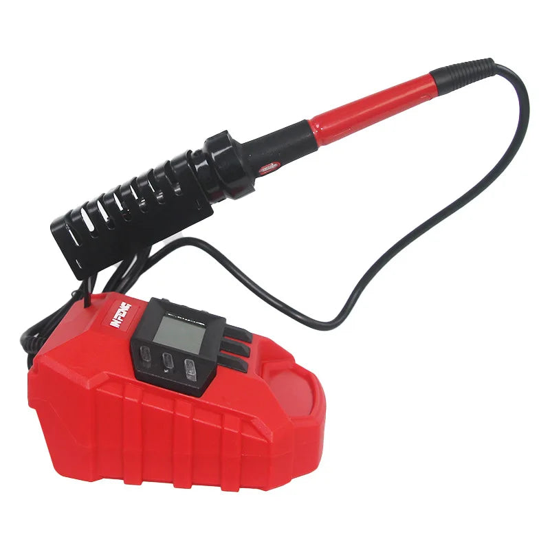 Portable Cordless Rapid-Heating Soldering Iron for Makita/Milwaukee/Bosch/DW 18/20V Lithium Batteries with USB and Type-C Ports Vue