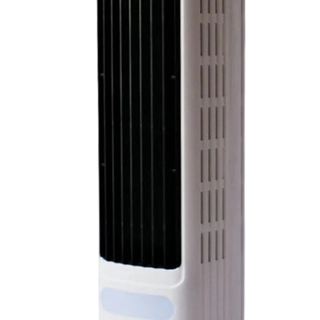 5-Speed USB Rechargeable Tower Fan Low-Noise Vertical Floor Fan with Adjustable Height, Portable Cooling for Home Office Camping Vue
