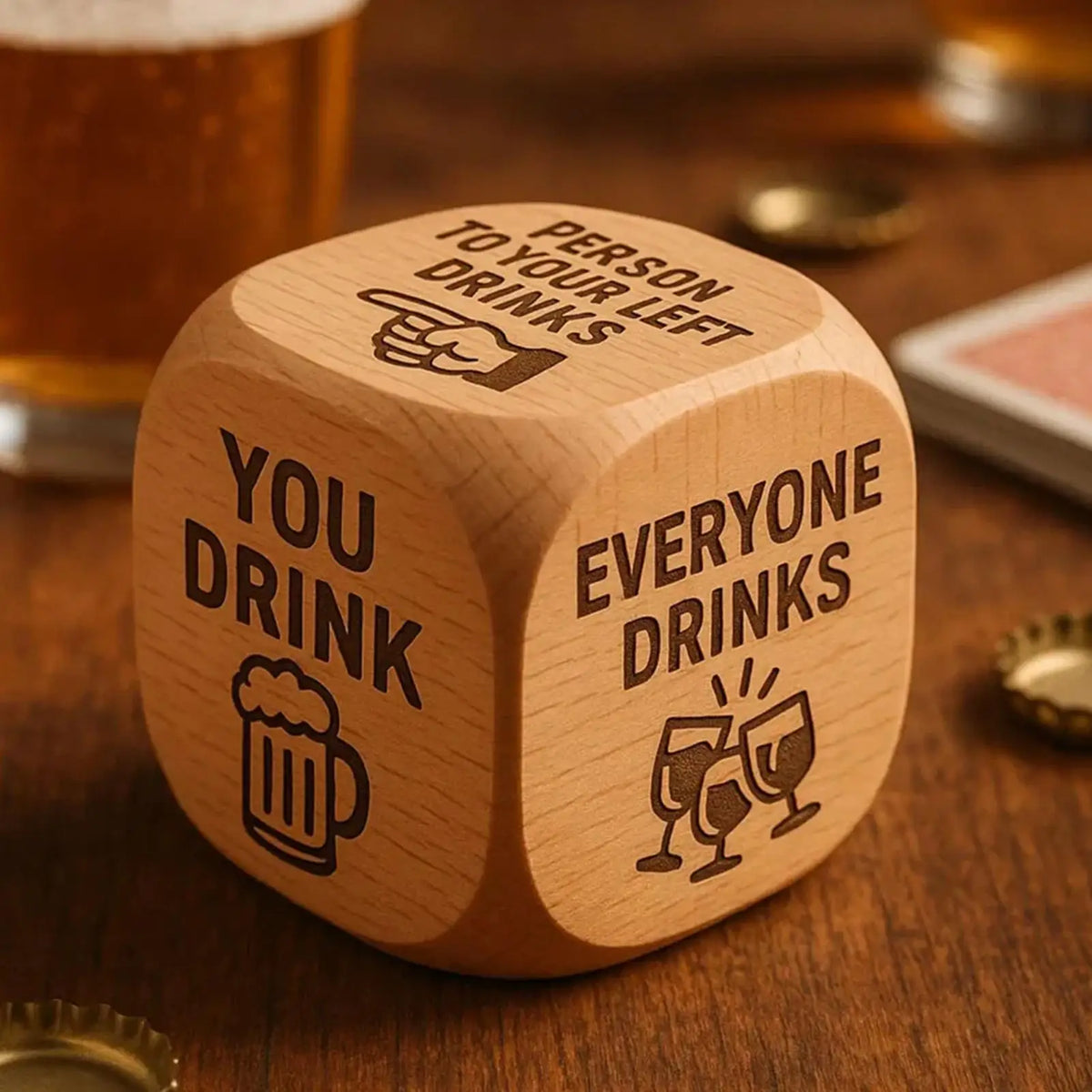 Drinking Dice Games for Adults, Fun Interactive Party Games for Friends, Family, Couples & Social Groups, Weekend Group Activity Vue