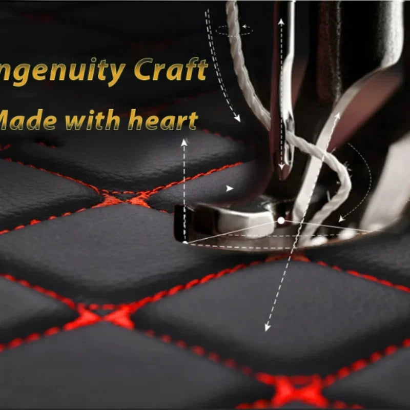Custom Car Floor Mats for Jeep Wrangler All model Sahara JK JL TJ 2011-2024 4/2Door 1st & 2nd Row Auto Accessories Foot leather Vue