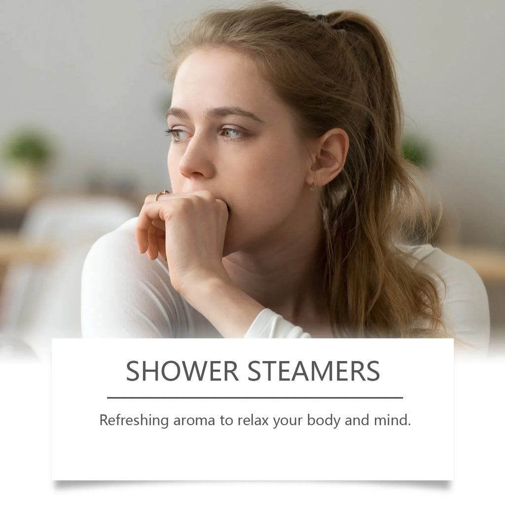 Aromatherapy Shower Tablets - Gentle Cleansing & Deep Moisturizing, Long-Lasting Fragrance, Lightens & Nourishes Skin Vue