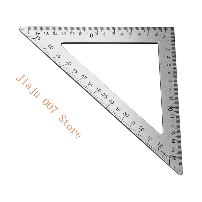 Stainless Steel Carpenter Square Triangle Ruler | Double-Side Scale Carpenter Square Ruler Vue