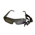 Solar Powered Automatic Dimming Welding Glasses Anti-glare Anti-Scratch Welder Glasses with Headband Auto Darkening Vue Black