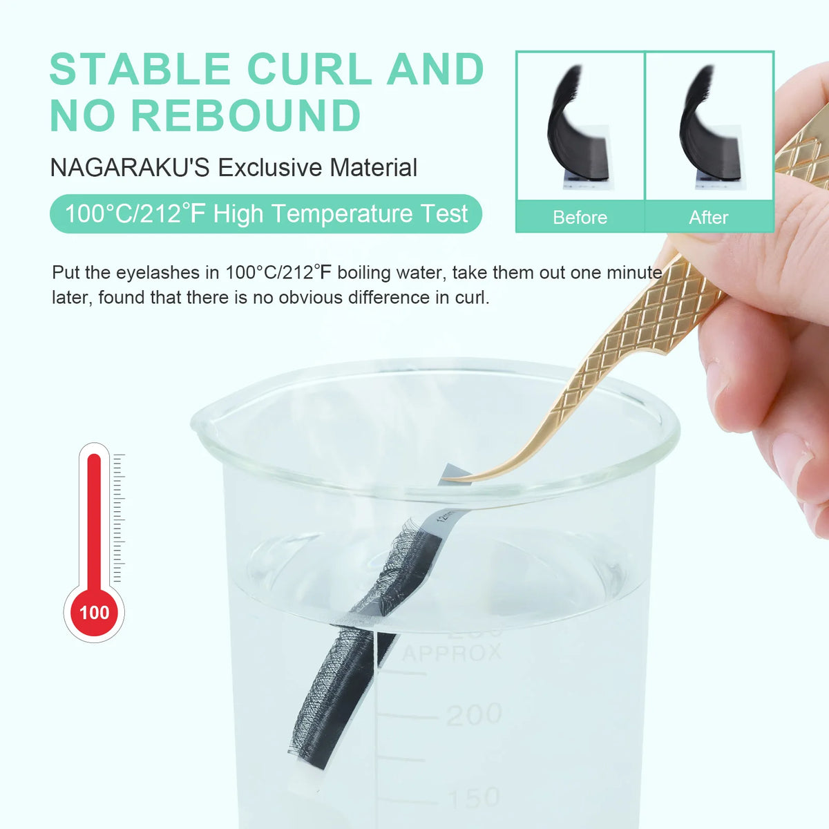 NAGARAKU 8640fans 3D/4D/5D W Shape 54 Rows Natural Soft Light Hand Woven Fans Automatic Flower False Eyelashes Extensions Vue