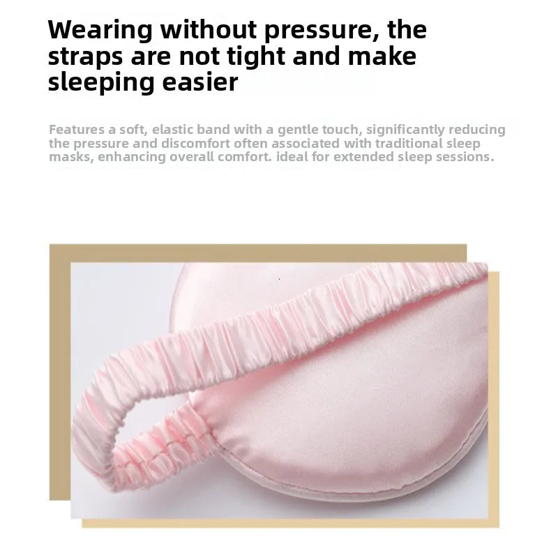 Professional Sleep Mask for Office Nap Total Blackout Eye Cover with Breathable Fabric and Adjustable Strap for Travel Home Use Vue