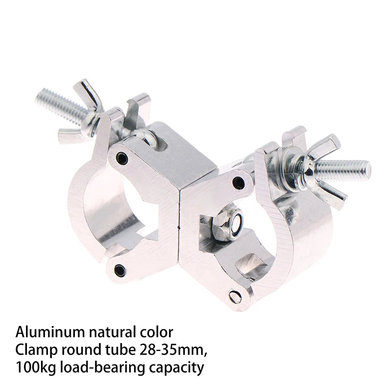 1 Psc Aluminium Truss Clamps 28-32mm Tube O Hook Stage Lighting Mount Bracket Fast Lock Lighting Clamp Vue A6