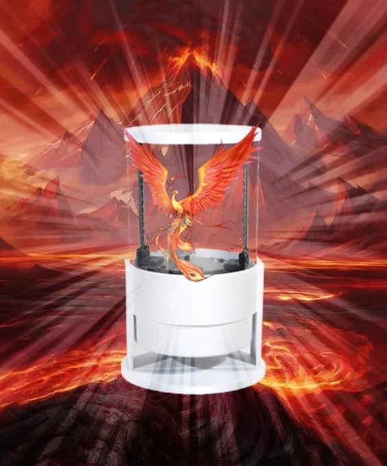 5D Hologram Projector Fan 360 Degree Cylindrica Screen Advertising Display Machine LED Light Beads WIFI Bluetooth Control Vue
