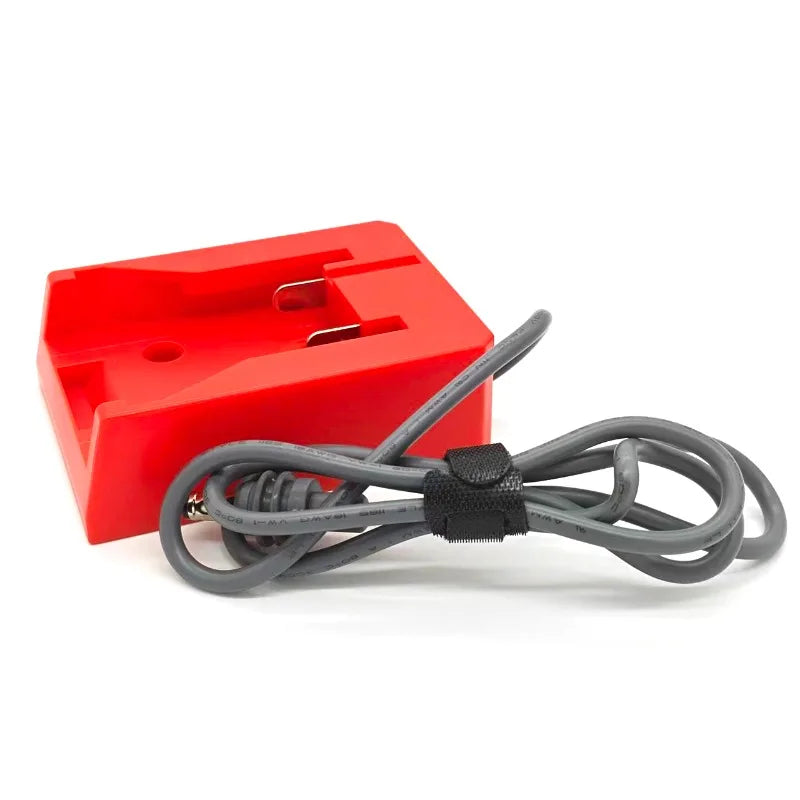 Portable Mini Power Adapter for Milwaukee 18V Lithium Battery Lightweight and Portablel Power Adapter for Outdoor and Emergency Vue