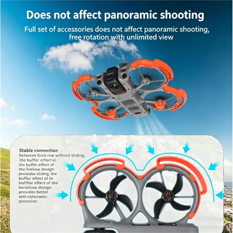 Hot-For DJI Avata 360 Propeller Guard Protective Bumper,Antiscratch Propeller Blade Protector Cage,Durable Prop Guard Vue