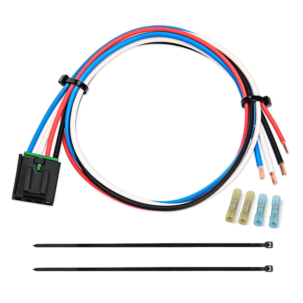 Nilight Brake Control Wiring Harness Adapter for Tekonsha Reese and Draw-Tite Trailer Brake Controller Side Plug 31-Inches Towing Hitch Trailer RV Vue Tekonsha Reese United States