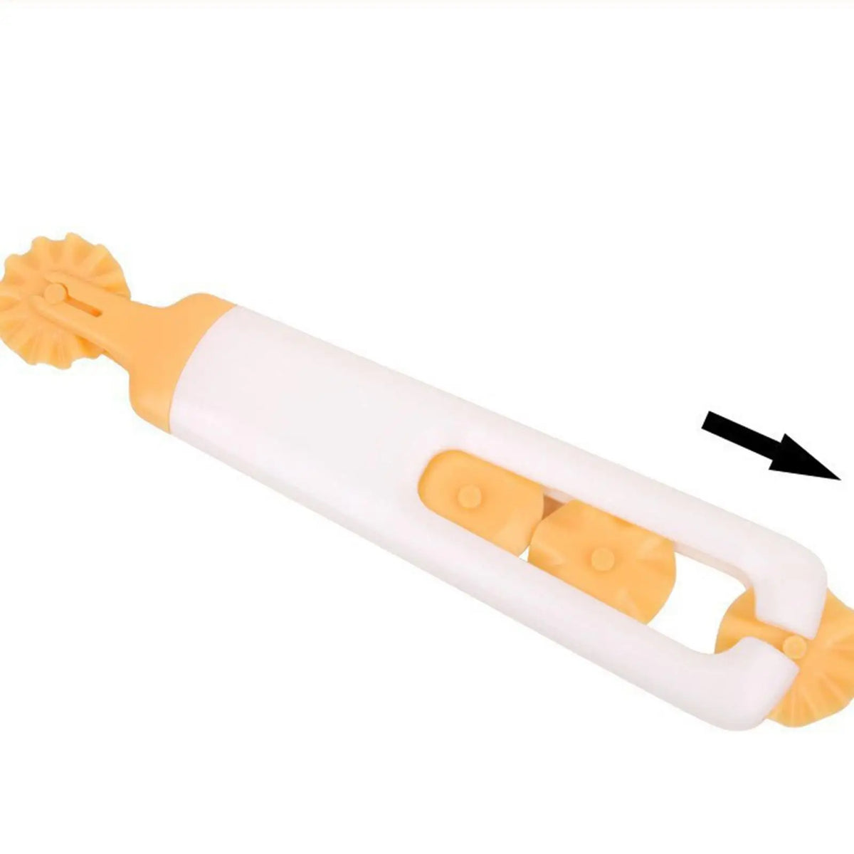1pcs Multifunctional Kitchen Gadget Dough Roller Cutter with Handle Suitable for Pie Pizza Manual Twist Wheel Pasta Cutter Vue