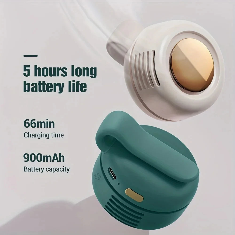 Whirlwind Leafless Fan Portable Button Design USB Charging Silent