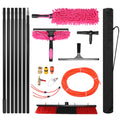 Solar Panel Cleaner Kit – 20m Hose & 180° Rotating Brush Solar Panel Cleaning Kit Vue United States