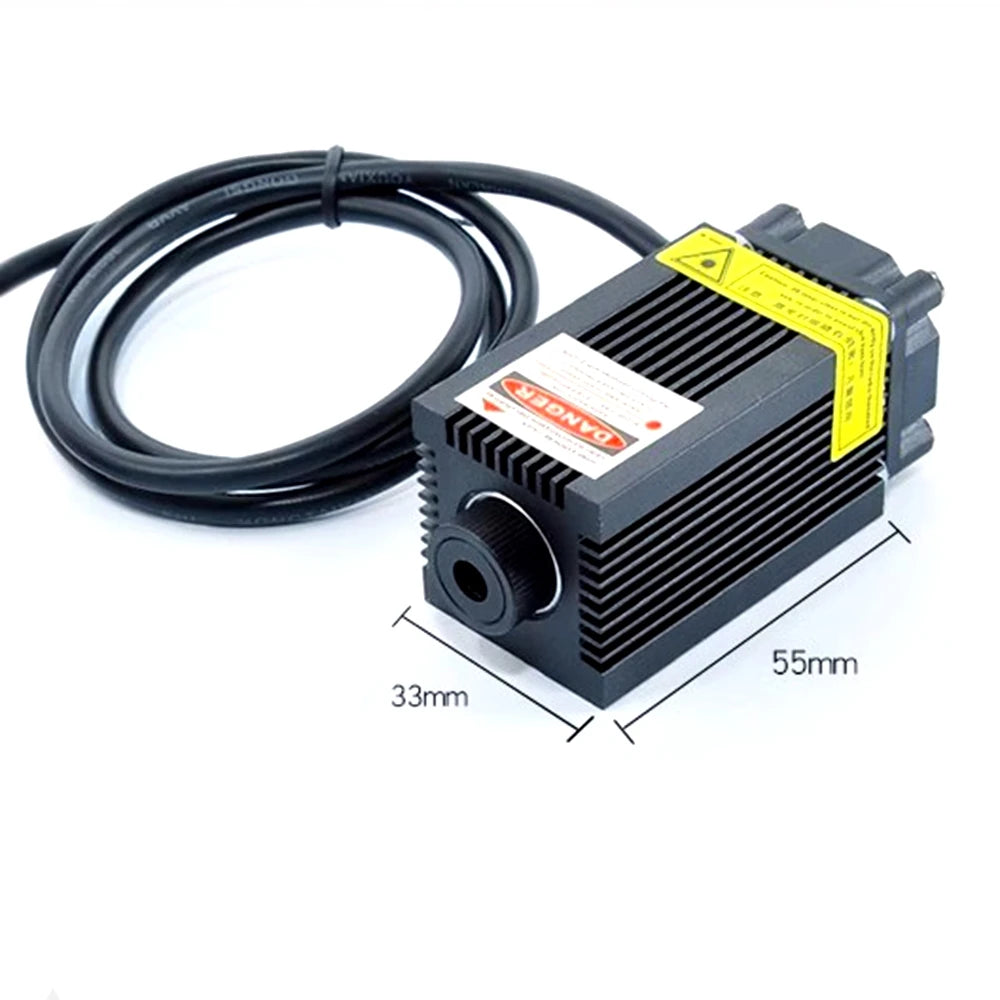 Focusable 650nm 660nm Red Lights 250mw Laser Diode Module With Cooling Fan DC12V Vue