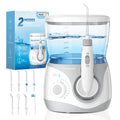 Home Water Flosser, 10 Adjustable Pressures,600 ml Large Capacity,6 Home Nozzles Professional Oral Irrigator for Teeth Clean Vue For EU US AU UK Plug China Mainland