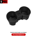 YZ For Tesla Model 3 Model Y Water Cup Holder Stand Bracket For Tesla 2021 Model3 Ashtray ModelY Central Control Accessories Vue Black