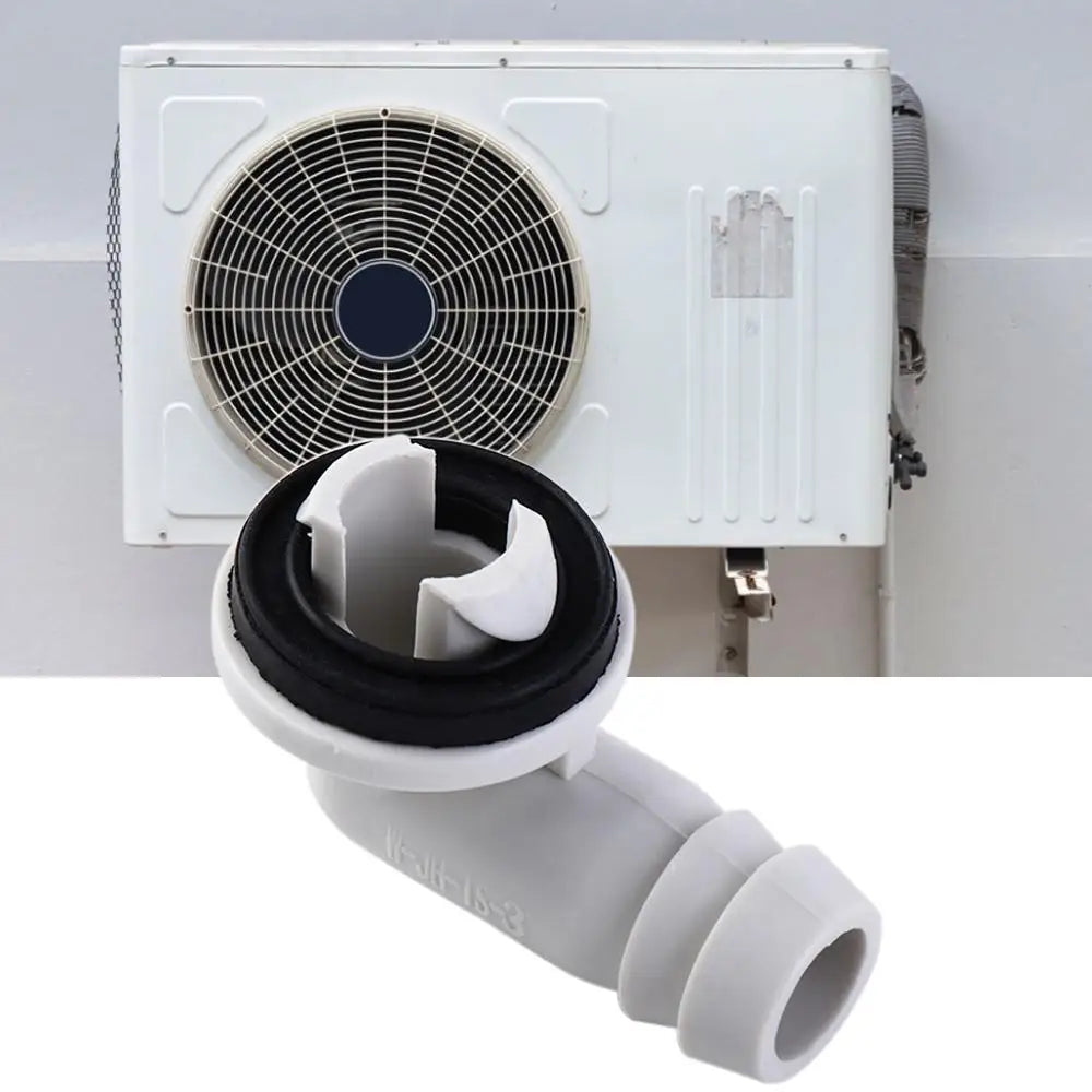 Durable with Rubber Ring Air Conditioning Drainage Tool Elbow Fitting Drain Hose Connector Drain Pipe Connector Vue