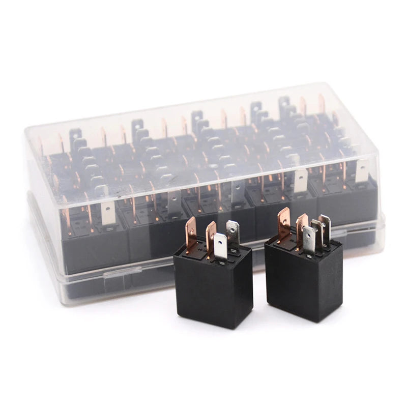 1PCS Car Relay DC 12V 40A Rated Current 1NO 1NC SPDT 4/5 Pins Car Automotive Alarm Relay 40 Amp Wholesale High Quality Vue