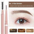 1pc 1.5mm Ultra Fine Double-Ended Eyebrow Pencil Waterproof Sweat-proof Long Lasting Professional Eye Makeup For Women Vue X3