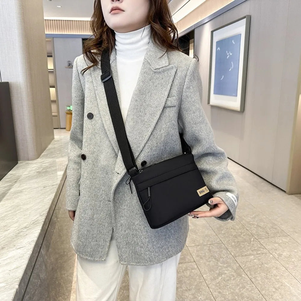 Fashion Oxford Crossbody Bag Solid Large Capacity Shoulder