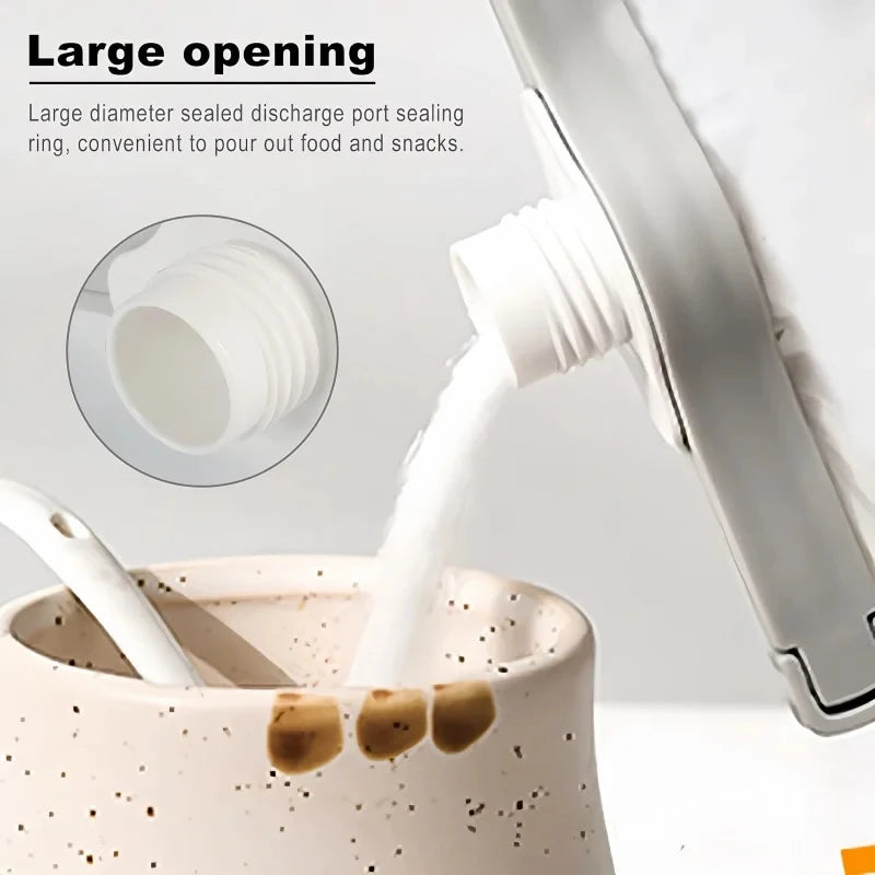 Kitchen Storage Food Snack Sealing Bag Clips Screw Cap Seasoning Bag Milk Powder Bag Preservation Clip Gadgets Home Accessories Vue
