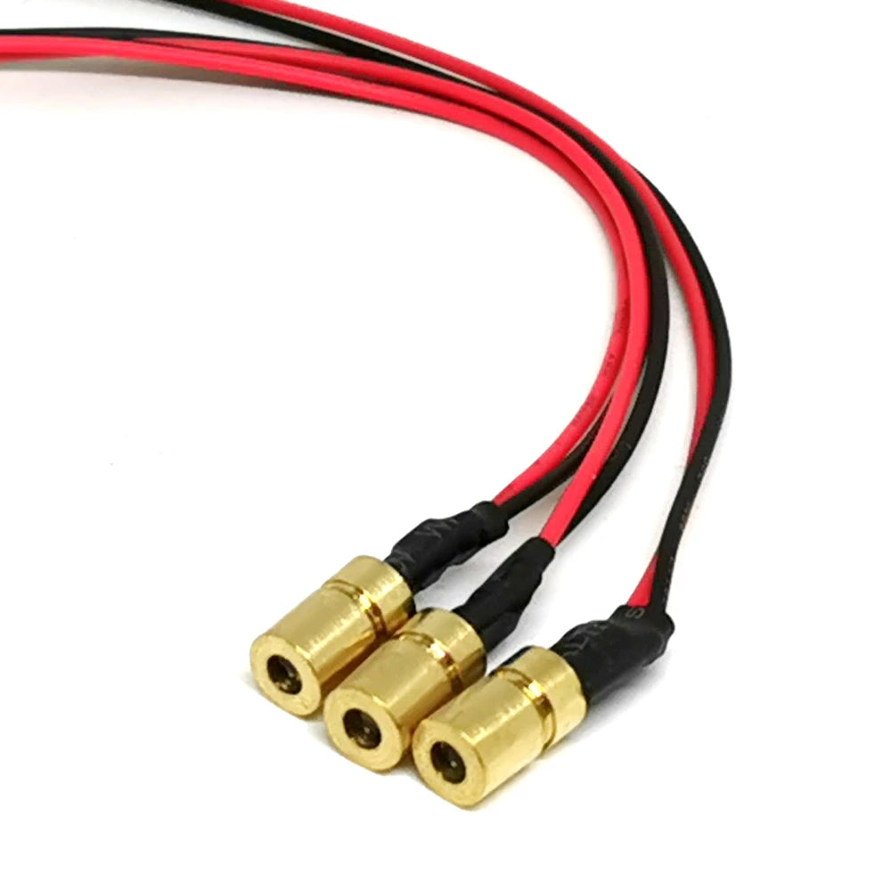 5pcs 3v 780nm 5mw Infra-Red IR Laser Module Mini Focusable Dot Head 6mm Diameter Module Vue