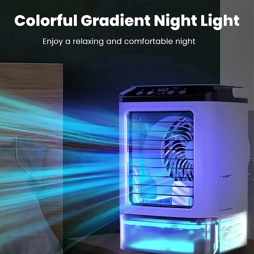 HOMEFISH Small Home-use Quiet Desktop Humidifier Cold Fan Spray