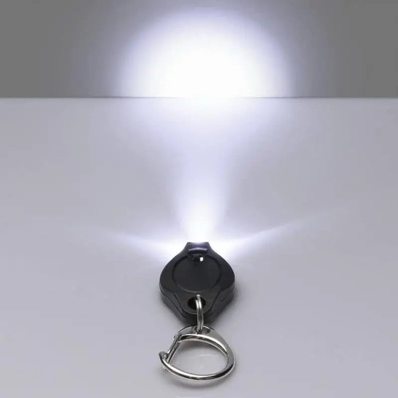Keychain Light Mini Keychain Squeeze Button Light Mini LED Flashlight Torch Emergency Key Ring Light for Outdoor Camping Hiking Vue