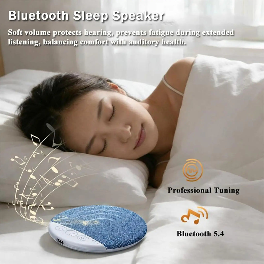 Pillow Speaker Professional Rechargeable Wireless White Noise Sound Machine for Sleeping Adults for Indoor Outdoor Office Hotel Vue