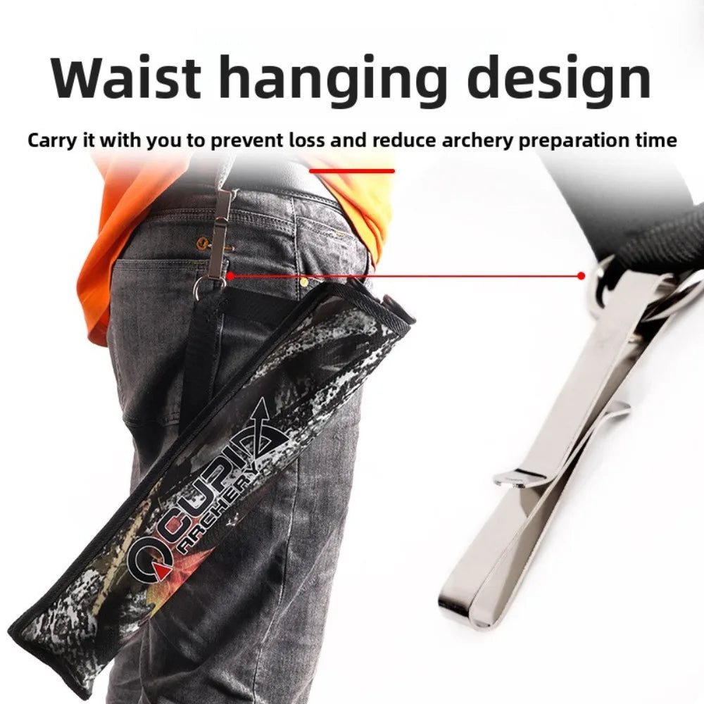 Double Quiver Quiver Arrow Pot Archery Equipment Waist Spans Reflex Oxford Cloth Quiver Bow Quiver Vue