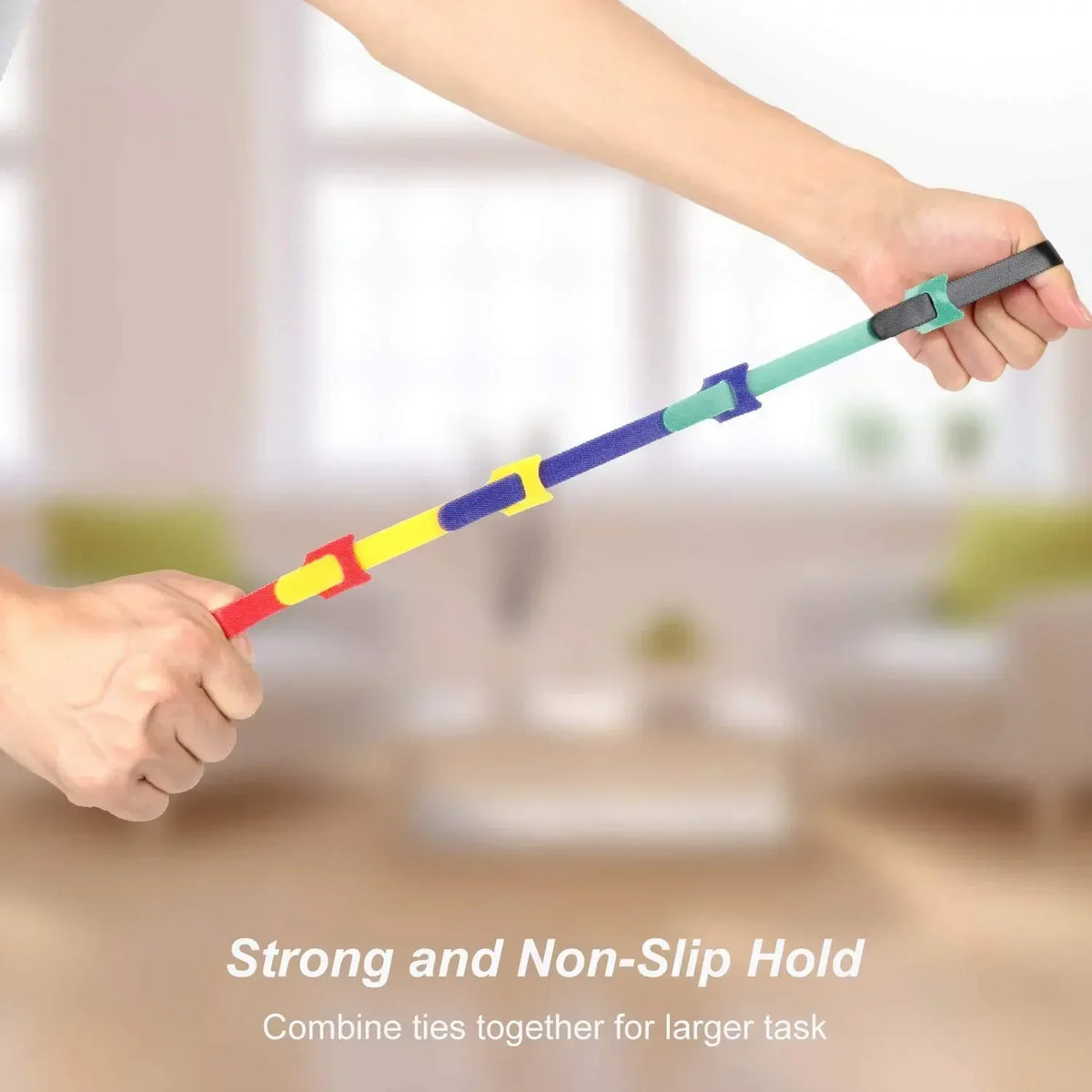 vvocci EarphonesTape Straps Releasable Cable Organizer Ties 100pcs Mouse Wire Management Nylon Cable Ties Reusable Loop Hoop Tie Vue