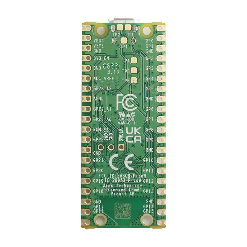 Hot-For Raspberry Pi Pico W Board With Wireless WIFI Module RP2040 Development Board Supports Micro-Python Vue