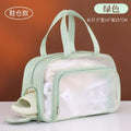 New Double-Layer Swimming Storage Bag Dry Wet Separation Travel Bag Waterproof Beach Bag Large Capacity Fitness Bag Vue 9015-Green