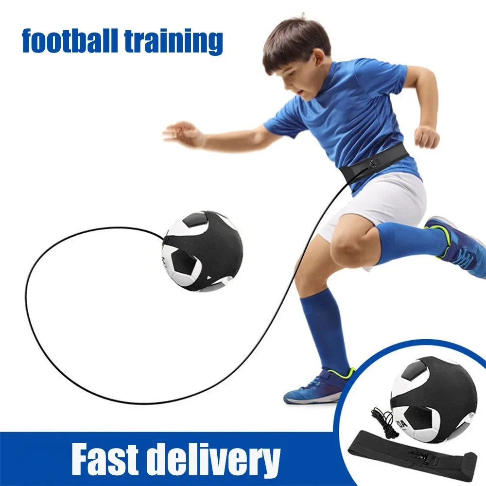 Football Training Belt Soccer Ball Kicking Kids Trainer Mat